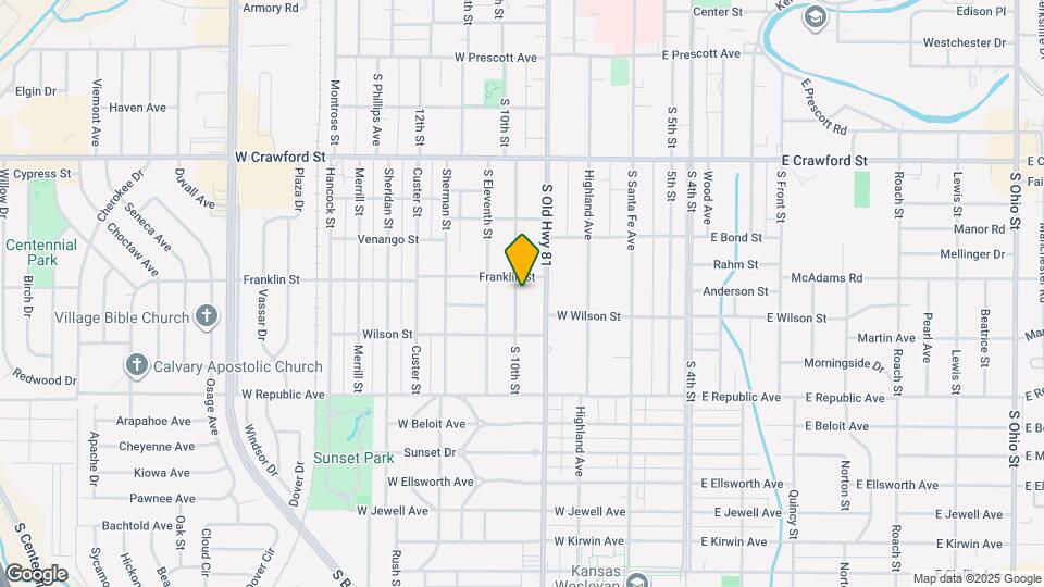 859 S 10th St Map and Location Details