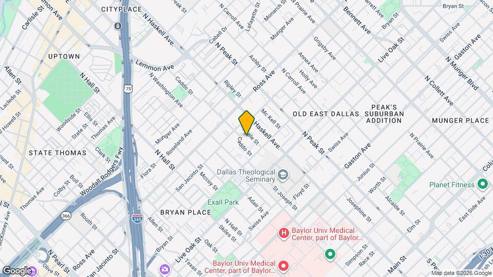 1431 Apple St Map and Location Details