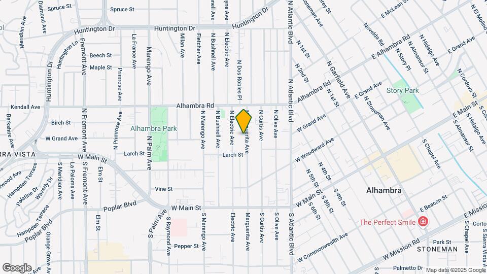 333 N Marguerita Ave Mapa y Detalles de la Ubicación