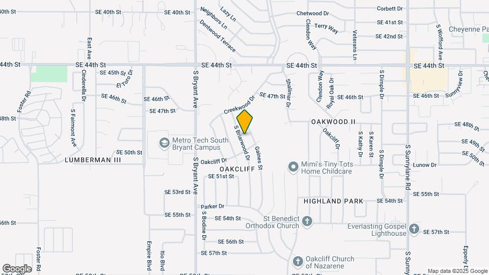 5008 S Briarwood Dr Map and Location Details