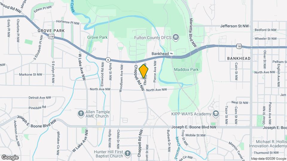 492 Elbridge Dr NW Map and Location Details