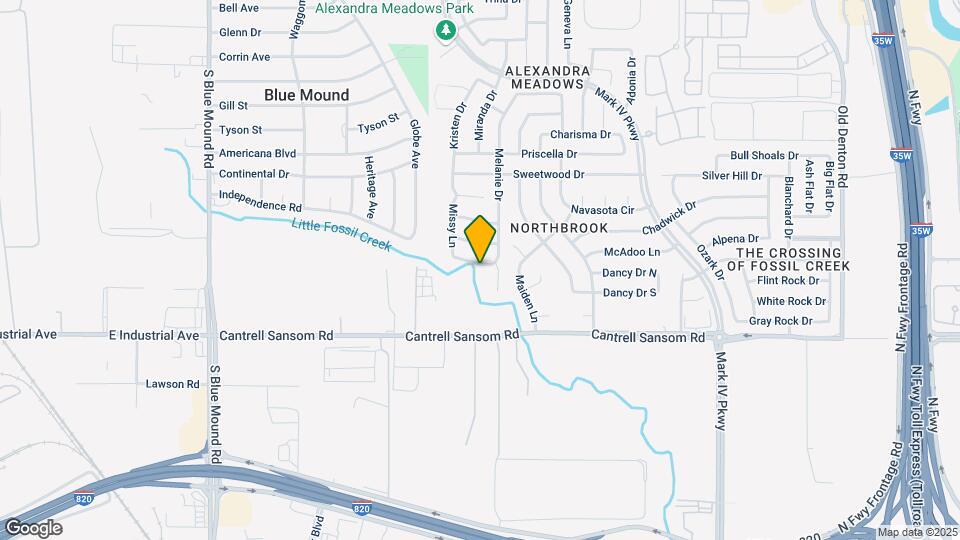 5832 Melanie Dr Map and Location Details