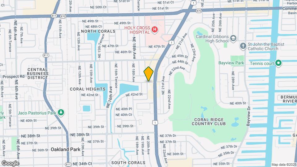 2002 NE 43rd St Map and Location Details