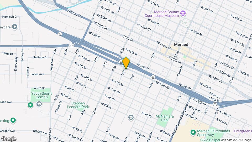 966 W 13th St Map and Location Details