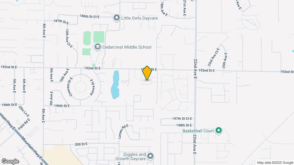 1619 194th St E Map and Location Details