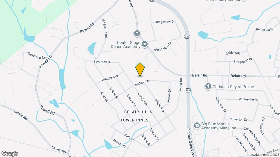 2932 Tower Pines Dr Map and Location Details