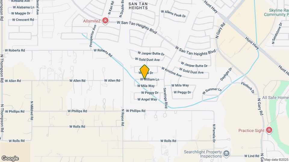 2831 W William Ln Map and Location Details