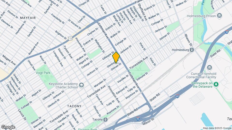 7216 Ditman St Map and Location Details