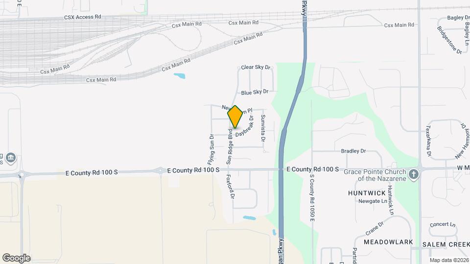 824 Daybreak Dr Map and Location Details