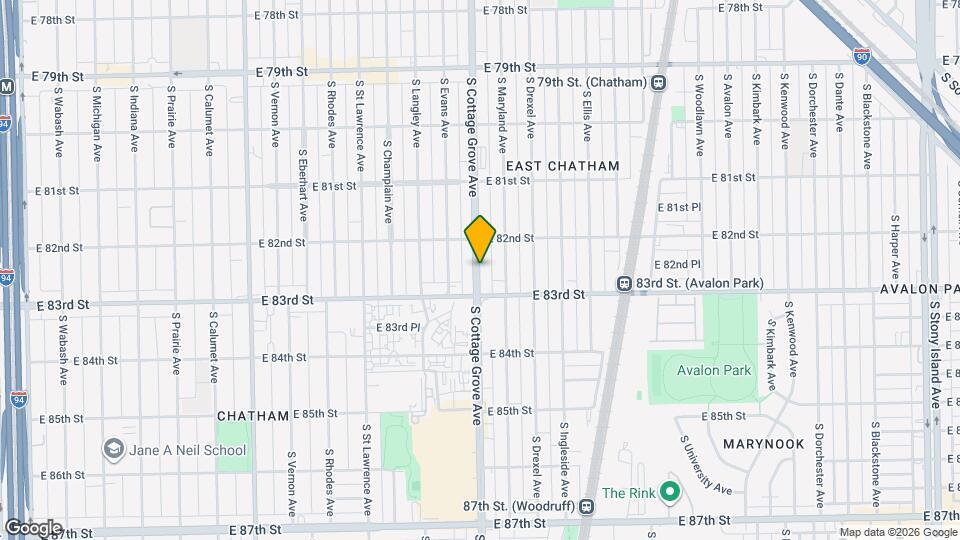 8233 S Cottage Grove Ave Mapa y Detalles de la Ubicación