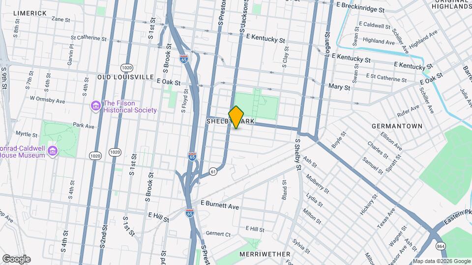 513 E Ormsby Ave Map and Location Details