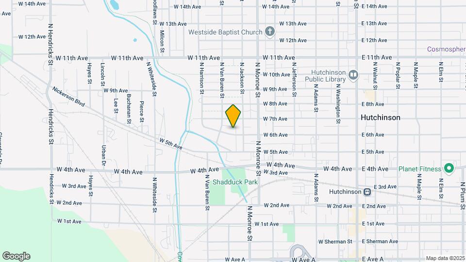 618 W 6th Ave Map and Location Details