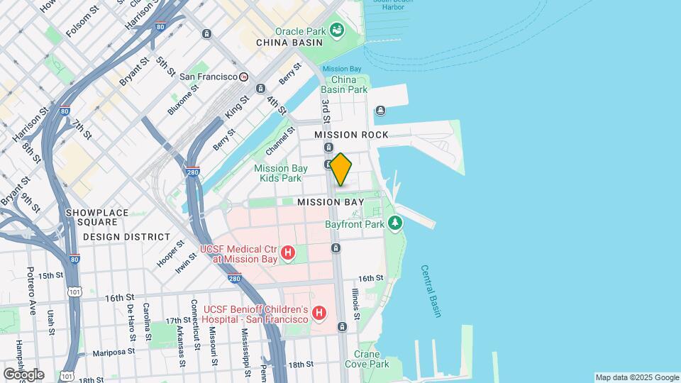 480 Mission Bay Boulevard North Map and Location Details