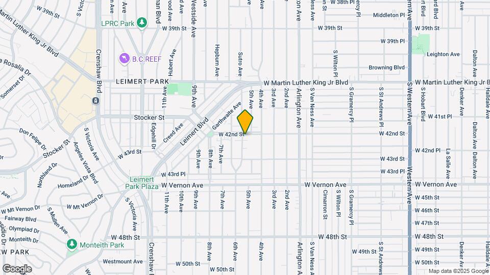 4204-4206 Sutro Ave Map and Location Details