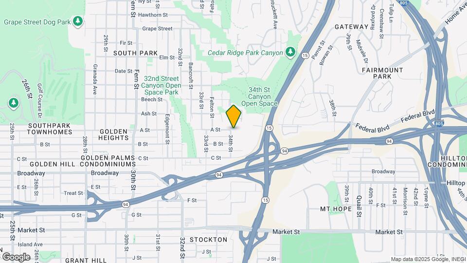 1291 34th St-Unit -Unit #13 Map and Location Details