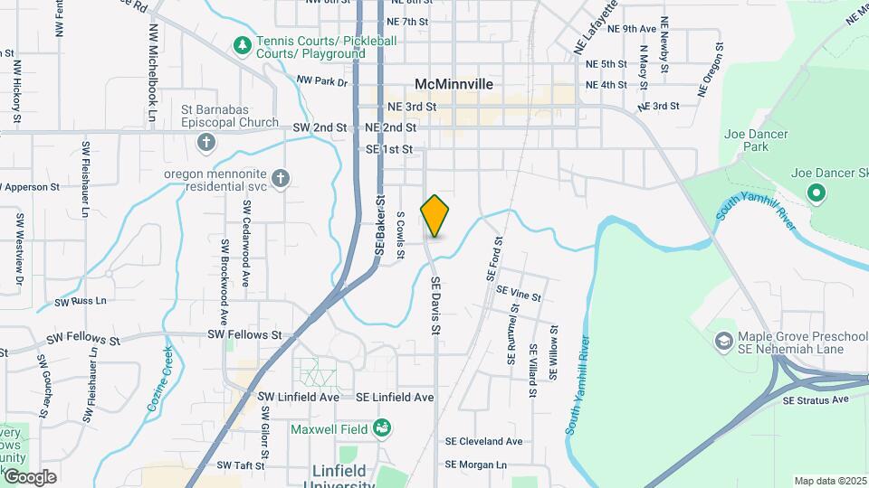 510 SE Davis St-Unit -1 Map and Location Details