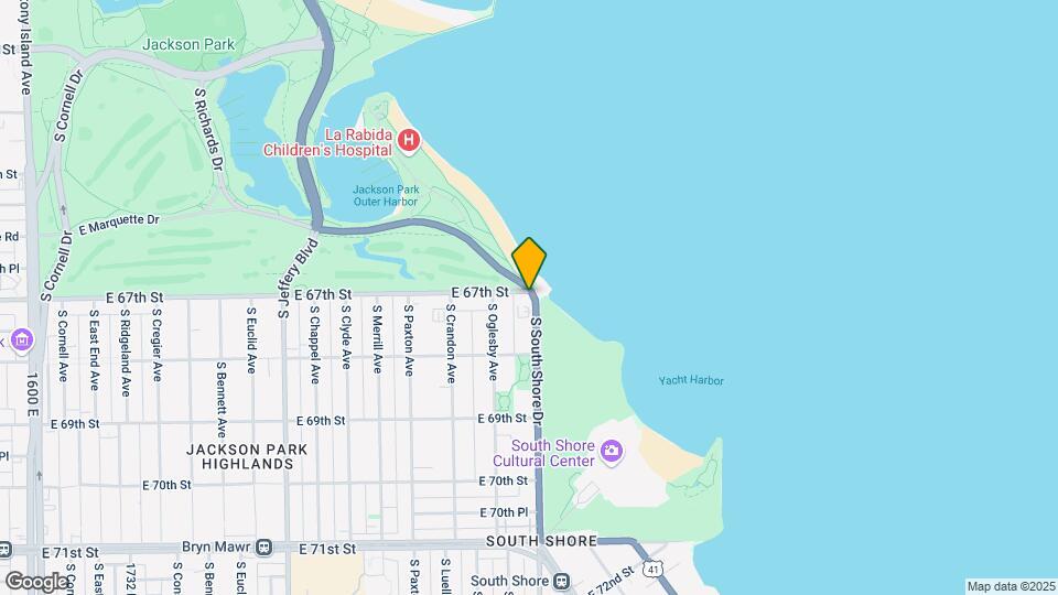 6700 S South Shore Dr, Unit 18D Map and Location Details