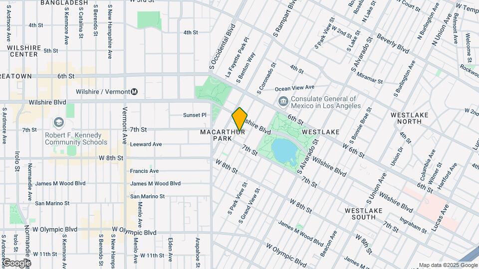 676 S Coronado St Map and Location Details