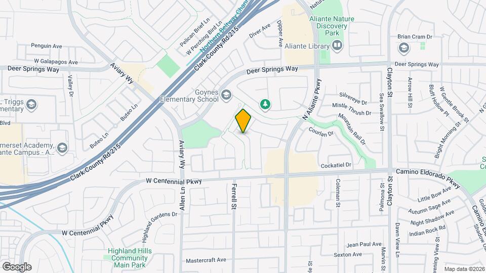 3109 Grass Sparrow Dr Map and Location Details