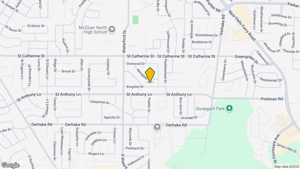 3145 Kingsley Dr Map and Location Details