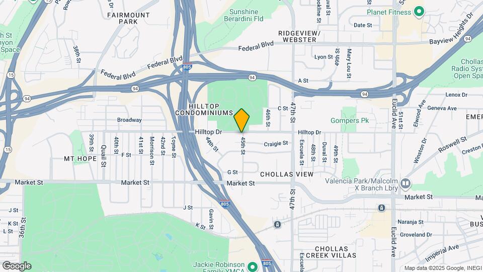 854 45th St Map and Location Details