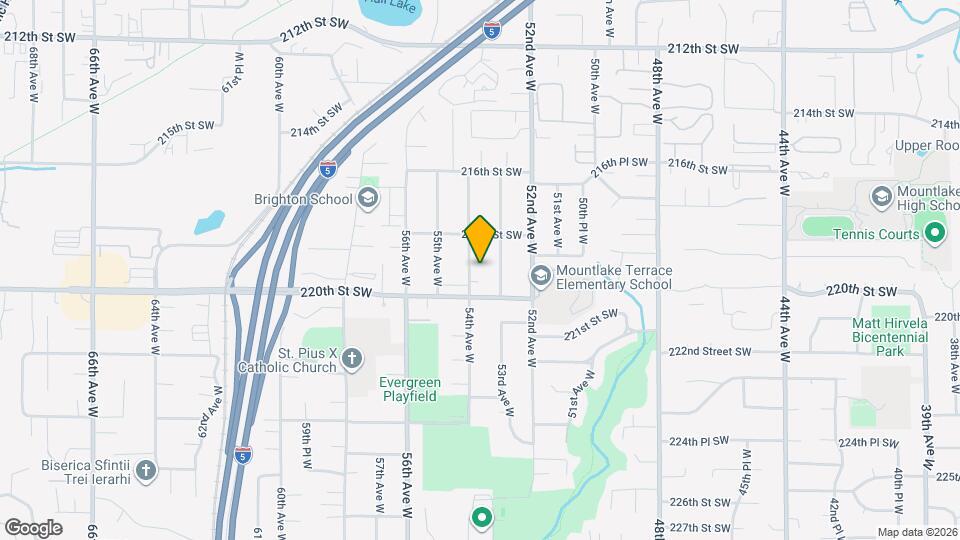 21901 54th Ave W Map and Location Details