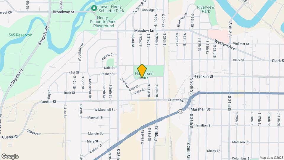 3117 Mero St Map and Location Details
