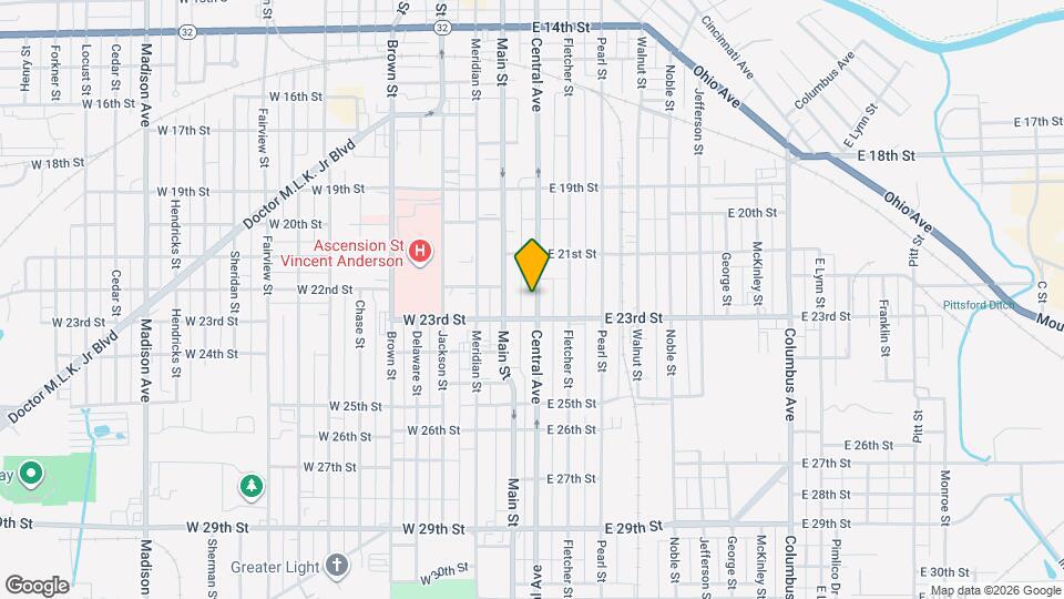 2209 Central Ave Map and Location Details