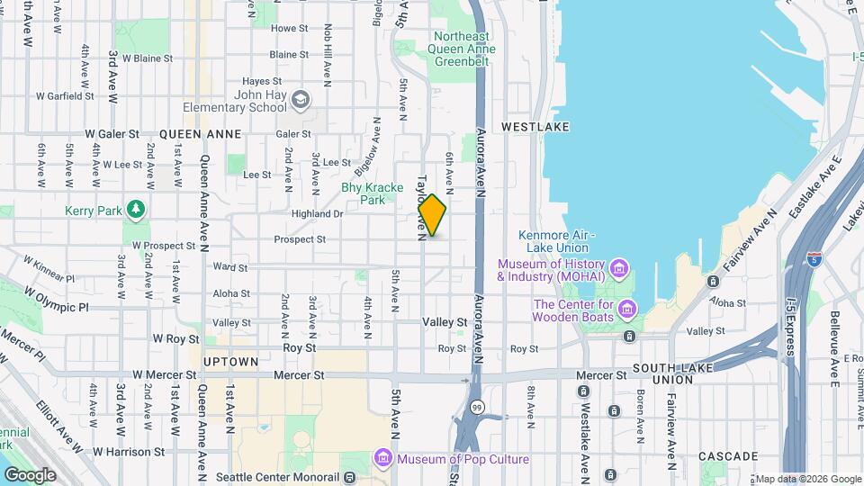555 Prospect St Map and Location Details