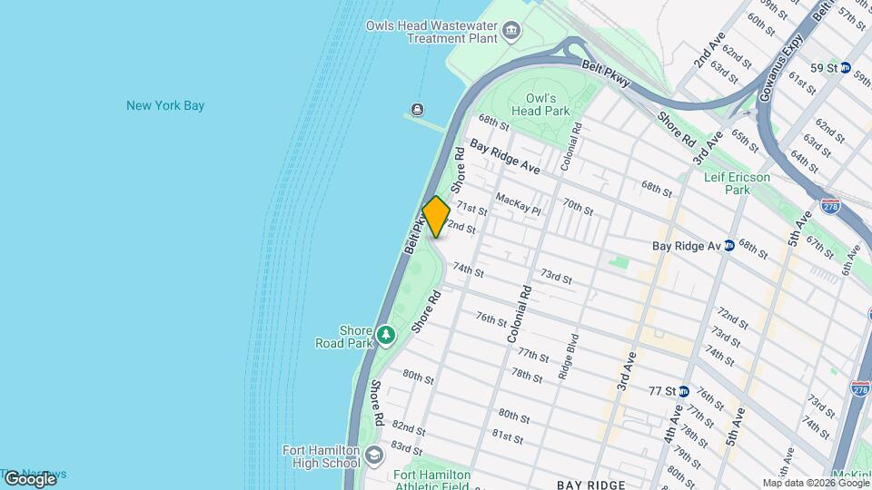 7259 Shore Rd Map and Location Details