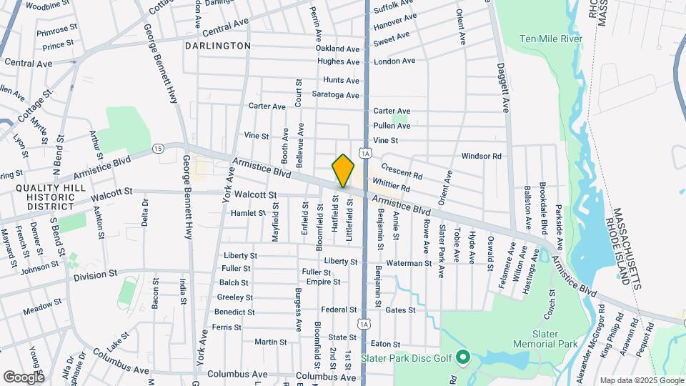 485 Armistice Blvd Map and Location Details