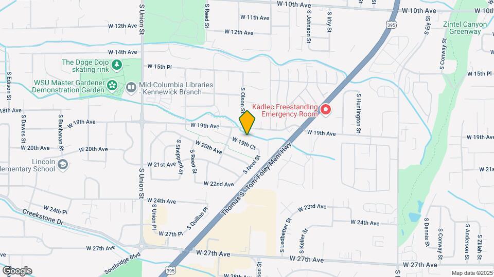 3708 W 19th Ct Map and Location Details