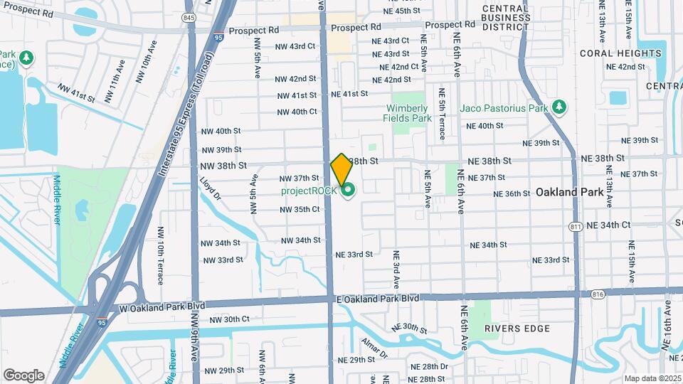 42 NE 36th Ct Map and Location Details