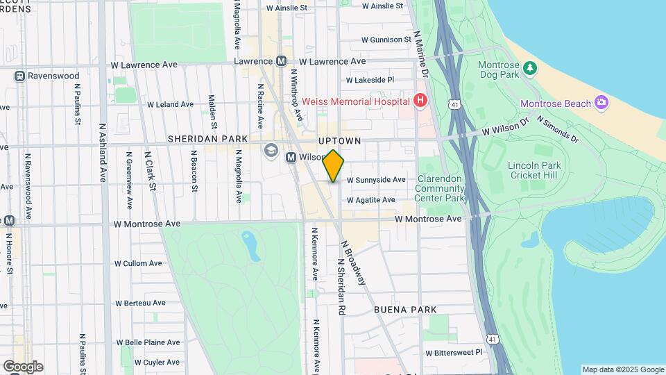 4450 N Sheridan Rd, Unit 2 Map and Location Details