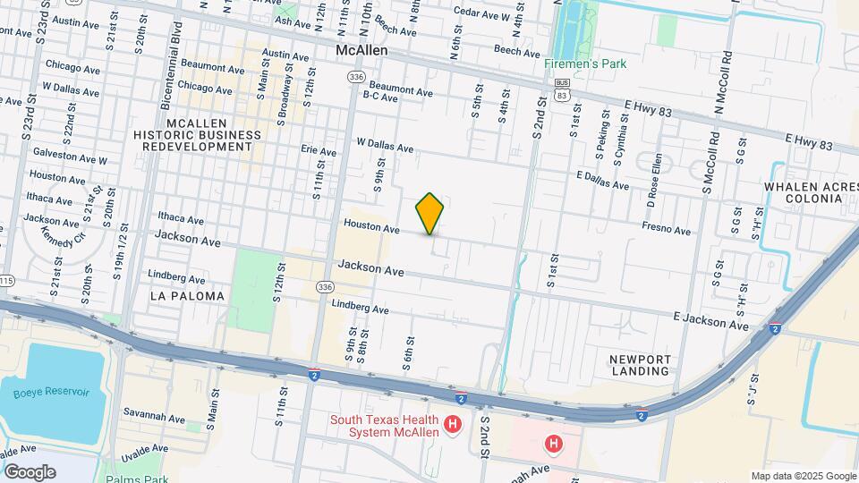 800 S 6th St Map and Location Details