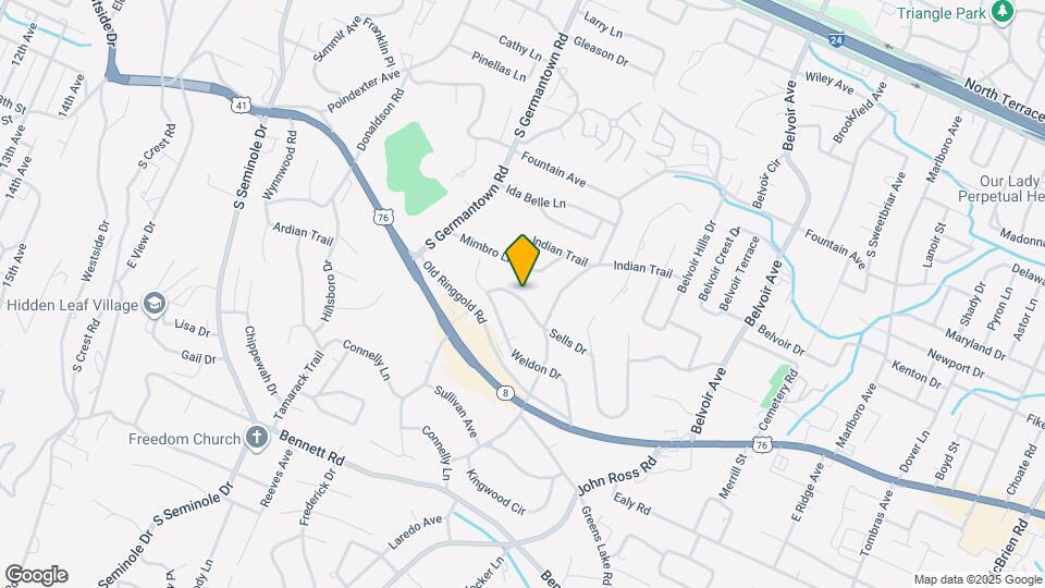 3611 Wimberly Ln Map and Location Details