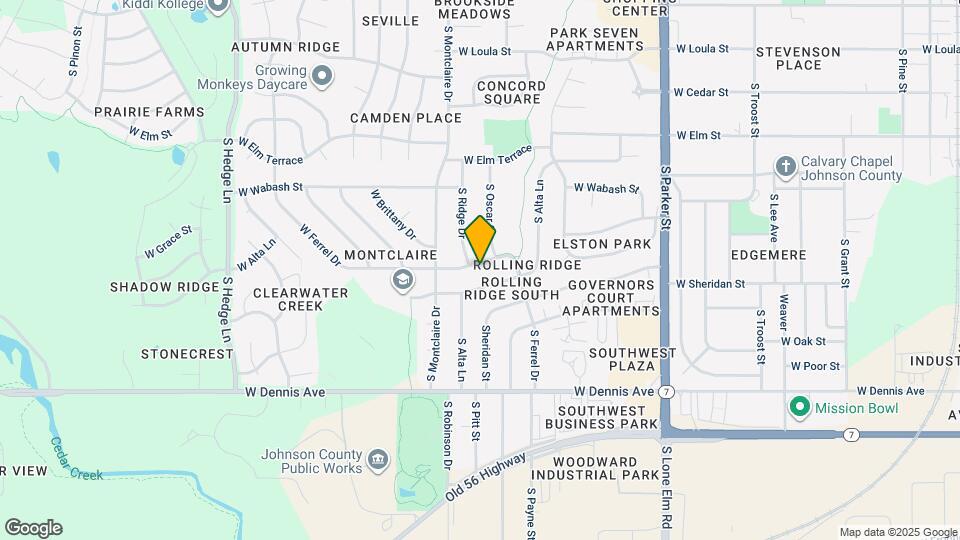 1421 W Ferrel Dr Map and Location Details