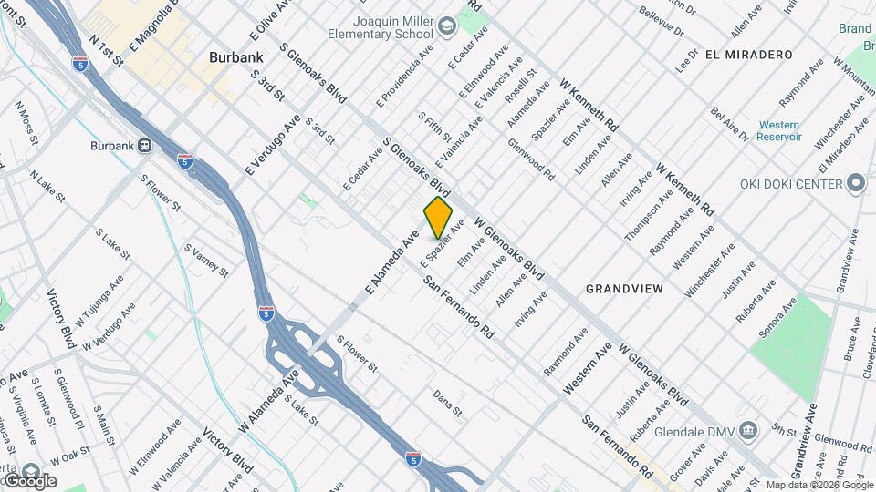 1025 E Spazier Ave Map and Location Details