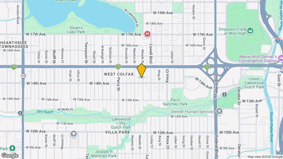 1419 Meade St Mapa y Detalles de la Ubicación