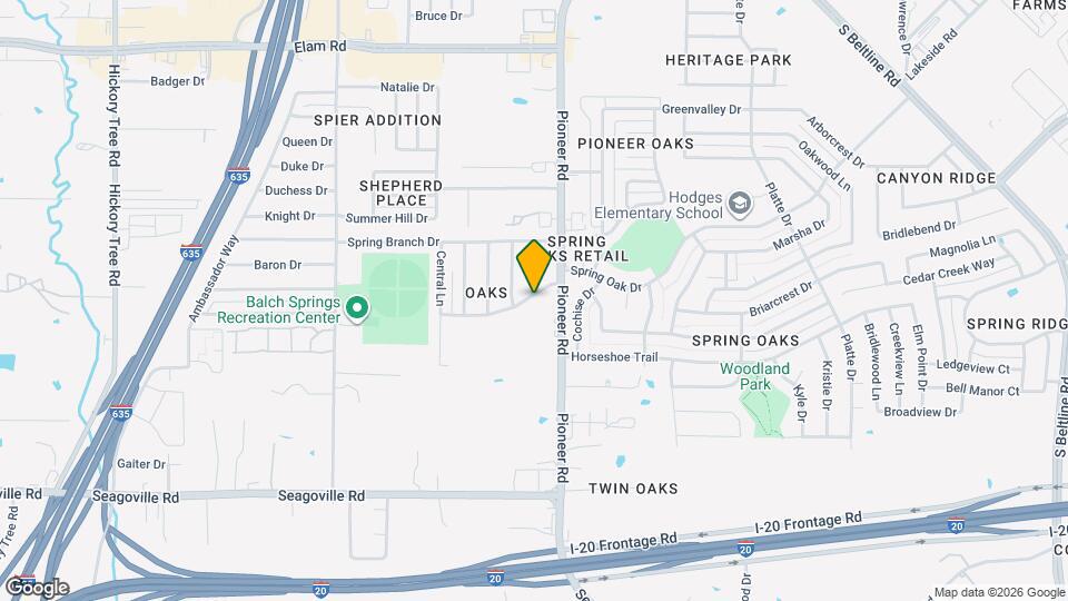 12920 Spring Oak Dr Map and Location Details