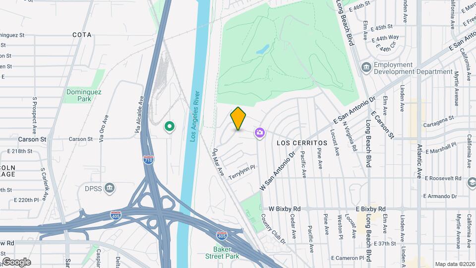 4126 Del Mar Ave Mapa y Detalles de la Ubicación