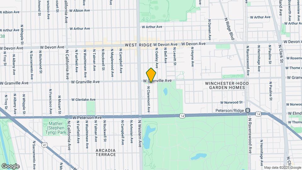 6147-6149 N Claremont Ave Map and Location Details