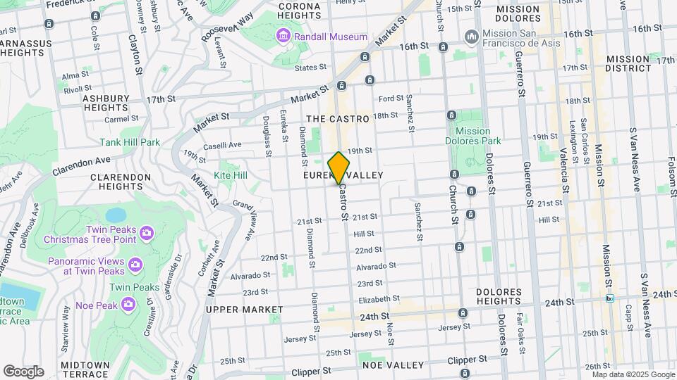 700 Castro St Map and Location Details