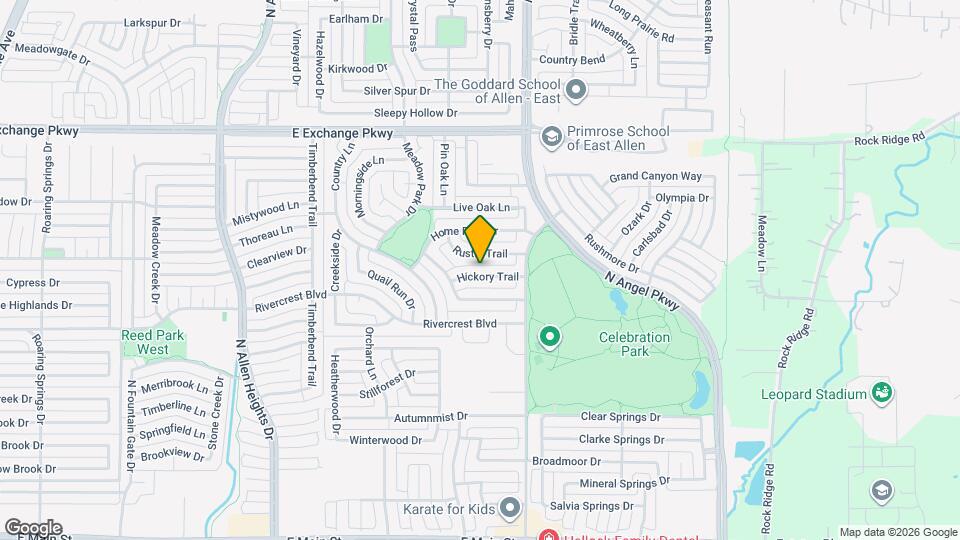 1531 Hickory Trail Map and Location Details