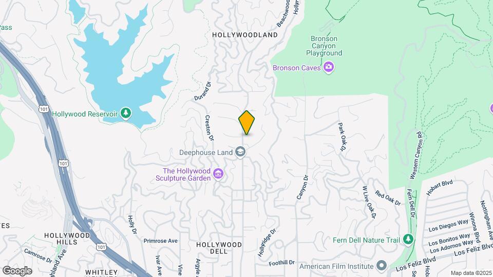 2554 N Beachwood Dr Map and Location Details