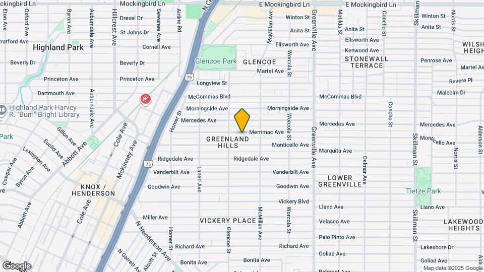 5422 Merrimac Ave Map and Location Details