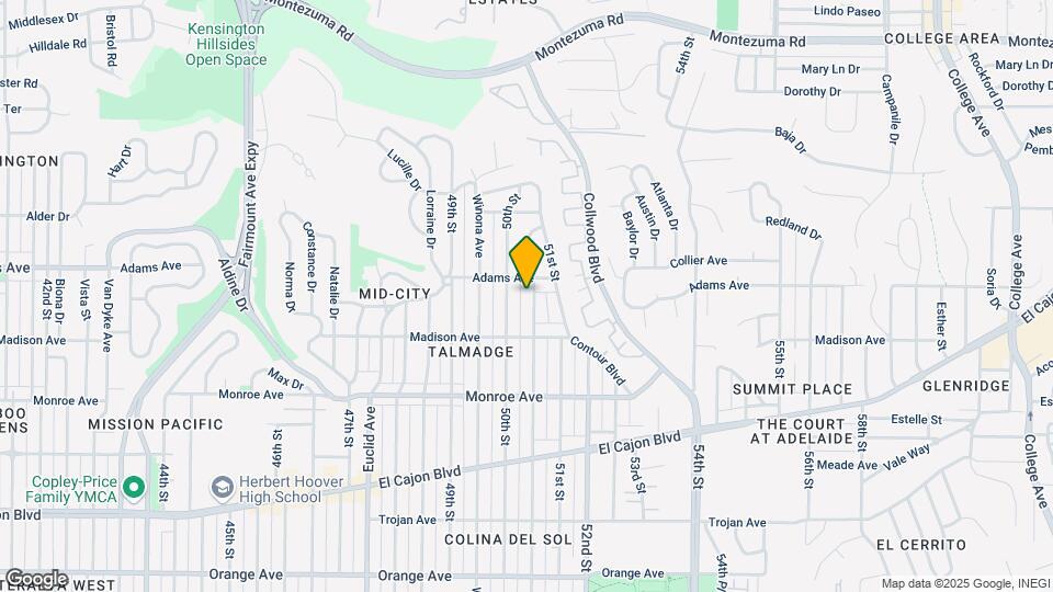 4676 Altadena Ave. Map and Location Details