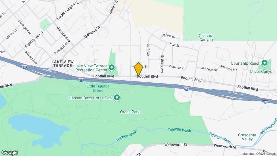 10824 Foothill Blvd Map and Location Details