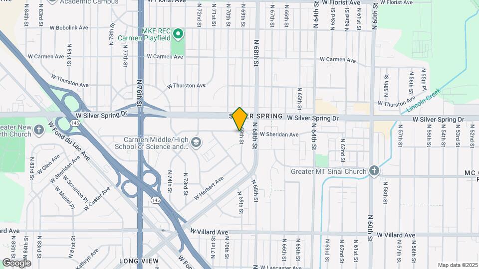 6901 W Sheridan Ave Map and Location Details