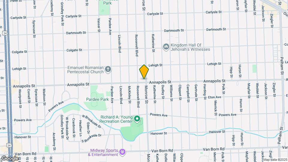 4508 Monroe St Map and Location Details